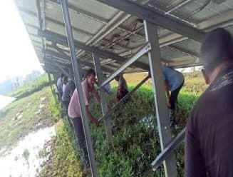 Butwal Solar under construction