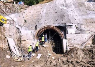Project site construction