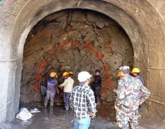 Project site construction